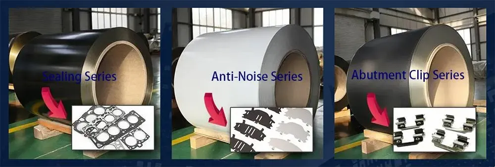 NBR &amp; FKM Ruber Coating Steel Material for Seals Gaskets