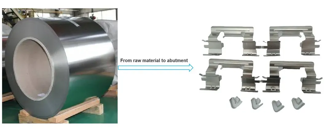 Auto Disc Brake Hardware Kits Abutment Best Brake Pad Installation Kits